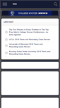 Mobile Screenshot of collegesoccernews.com